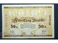 Germany, Germany, Gaggenau 50 Mark, 1918, aUNC