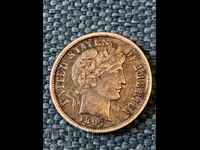 1 δαίμ 1897 ΗΠΑ ασήμι