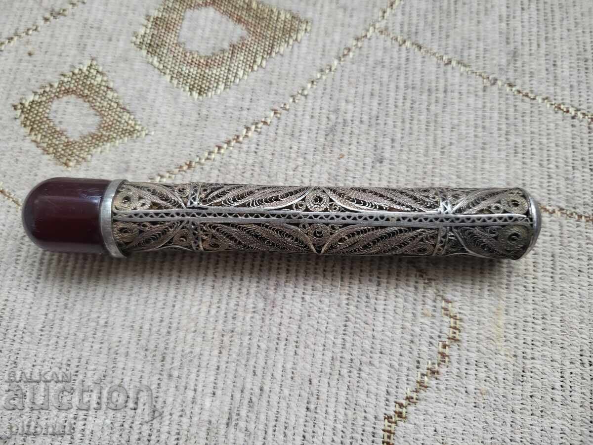 Authentic Ottoman Empire Silver Cigarette Case with price 150.00 BGN | € 76.69