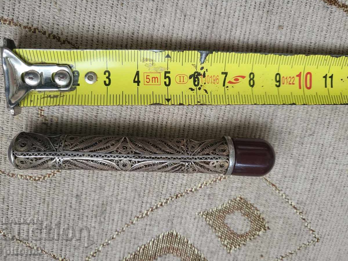 Auction  Authentic Ottoman Empire Silver Cigarette Case