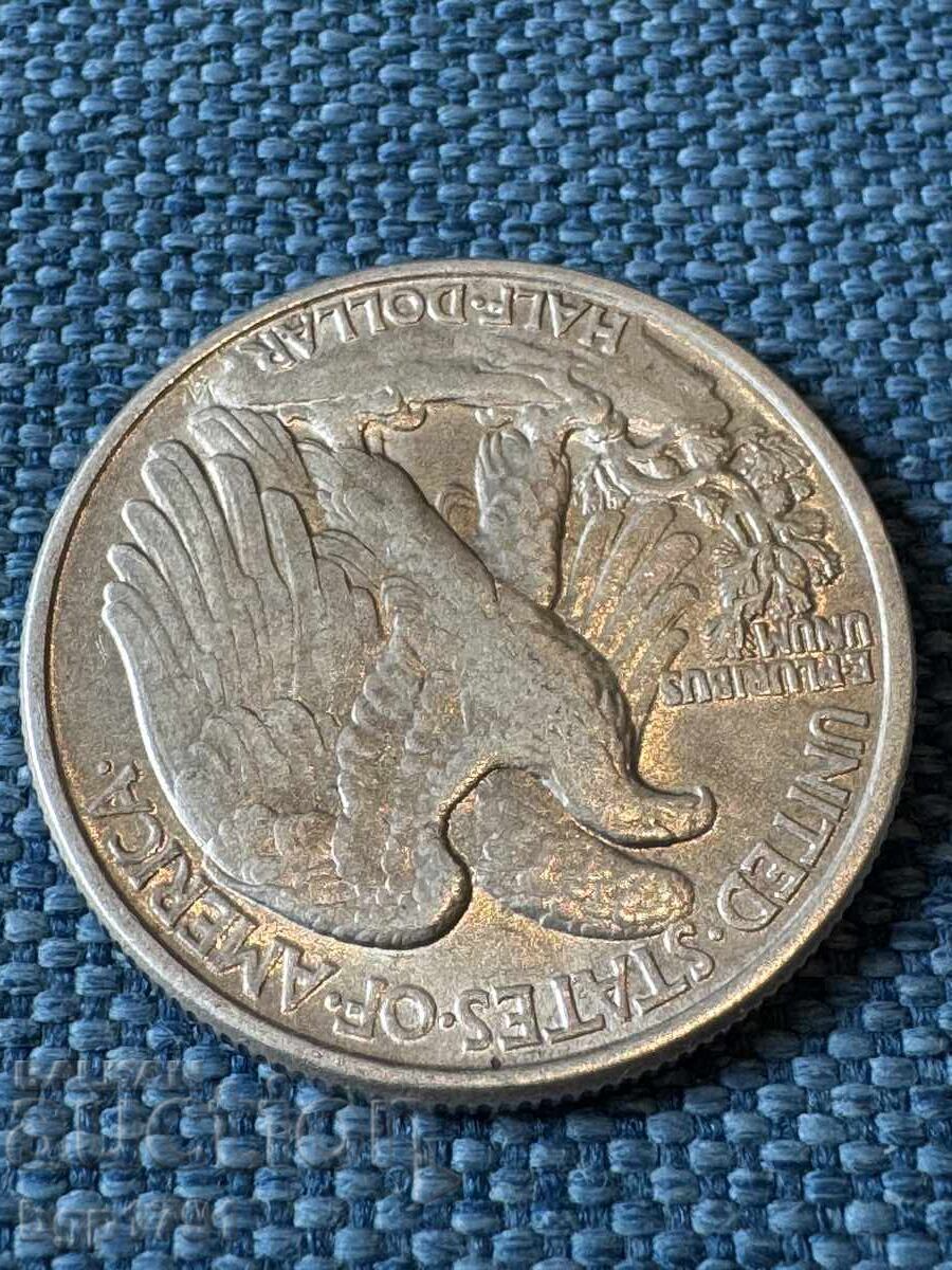 Халф долар 1942 САЩ UNC сребро - 6