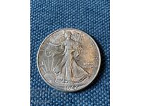 Халф долар 1942 САЩ UNC сребро