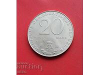 Γερμανία-ΓΔΡ-20 μάρκα 1979-δοκίμιο-30 γρ. ΓΔΡ