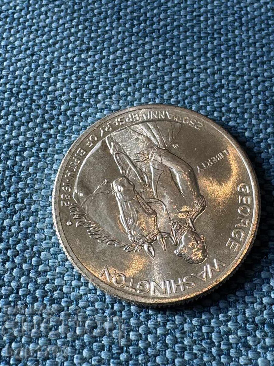 Half Dollar 1982 USA PF Silver - 5