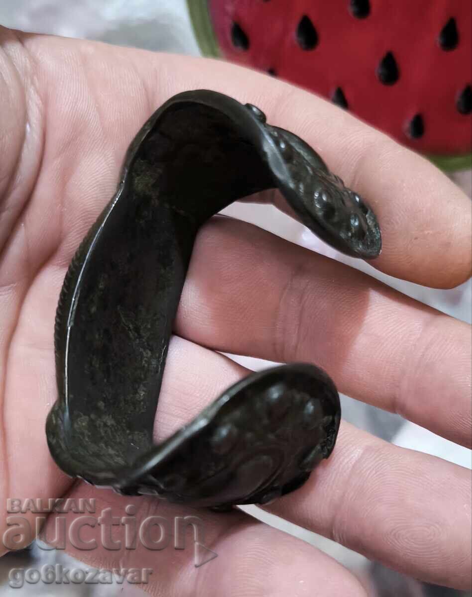 Delivery of Revival-era baked clay bracelet, slingshot, ornament, jewelry!