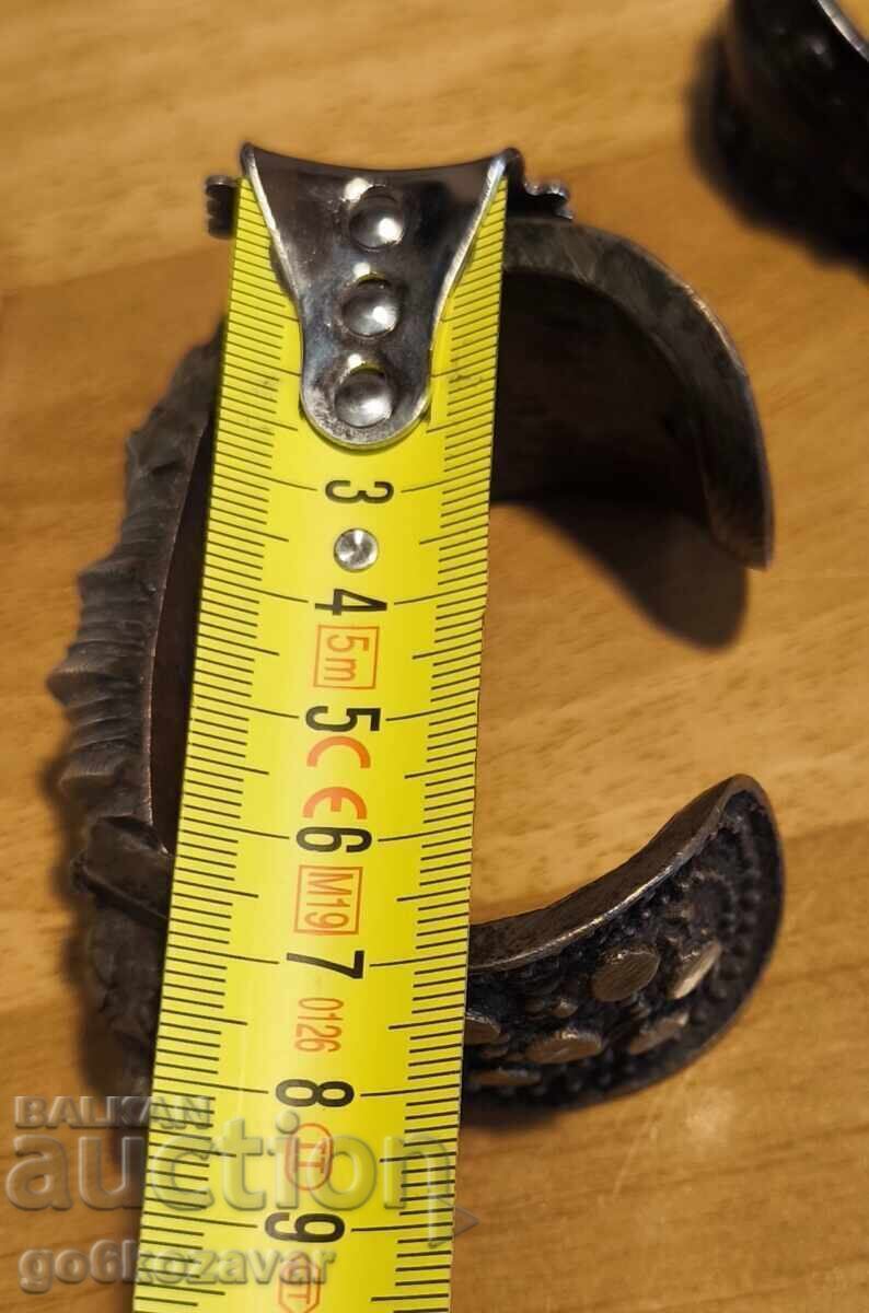 Възрожденска голяма гривна рогатка накит бижу! - 6 Възрожденска голяма гривна рогатка накит бижу! - 6