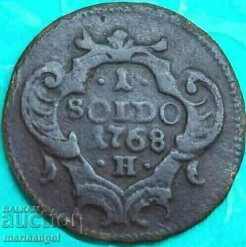 1 soldo 1768 Austria Maria Theresa - rare 1 soldo 1768 Austria Maria Theresa - rare