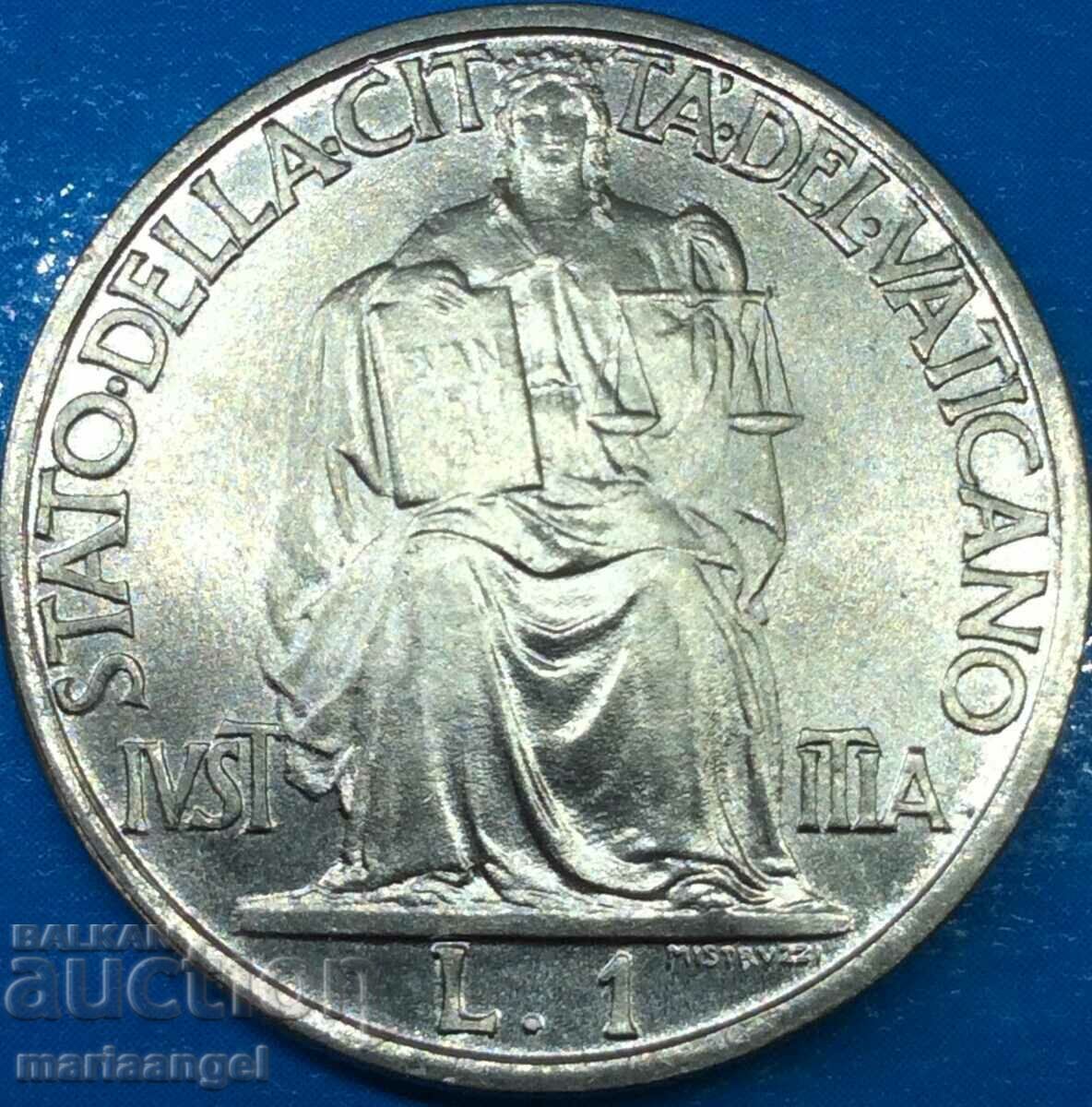 Βατικανό 1 λίρα 1942 Βατικανό - 6