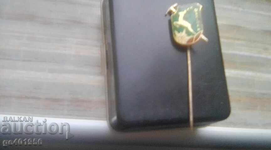 Рядка царска значка ФАКТОРЪ, бронз, емайл с цена 70.00 лв. | € 35.79