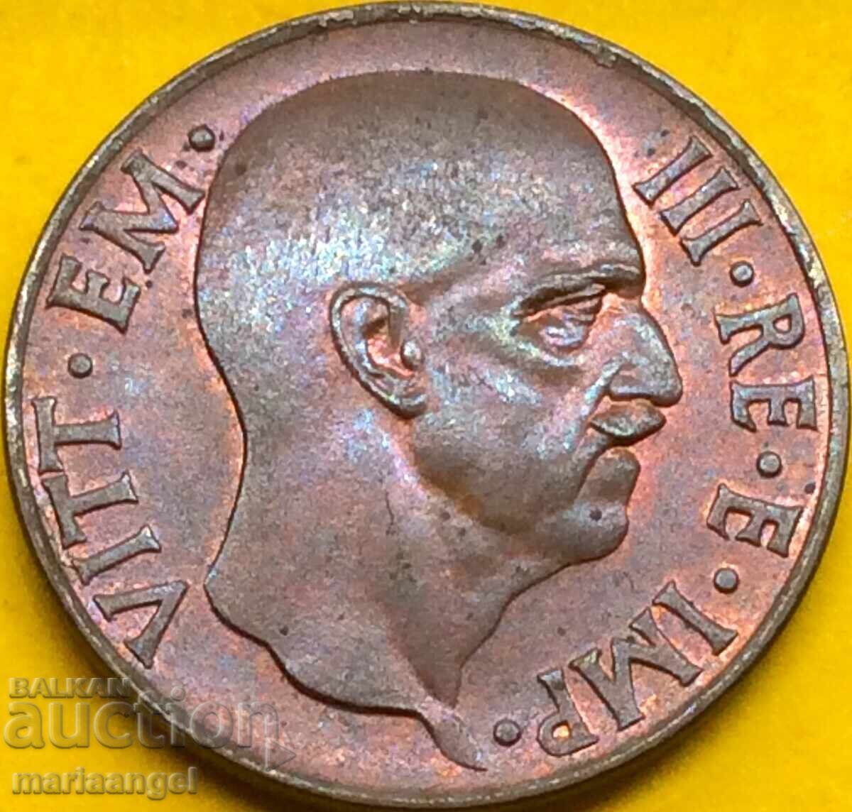 1938 5 centesimi Italia Vultur bronz