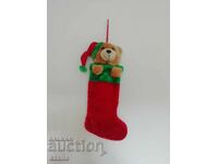 Cizmă de Crăciun originală pentru ornamente și decorațiuni