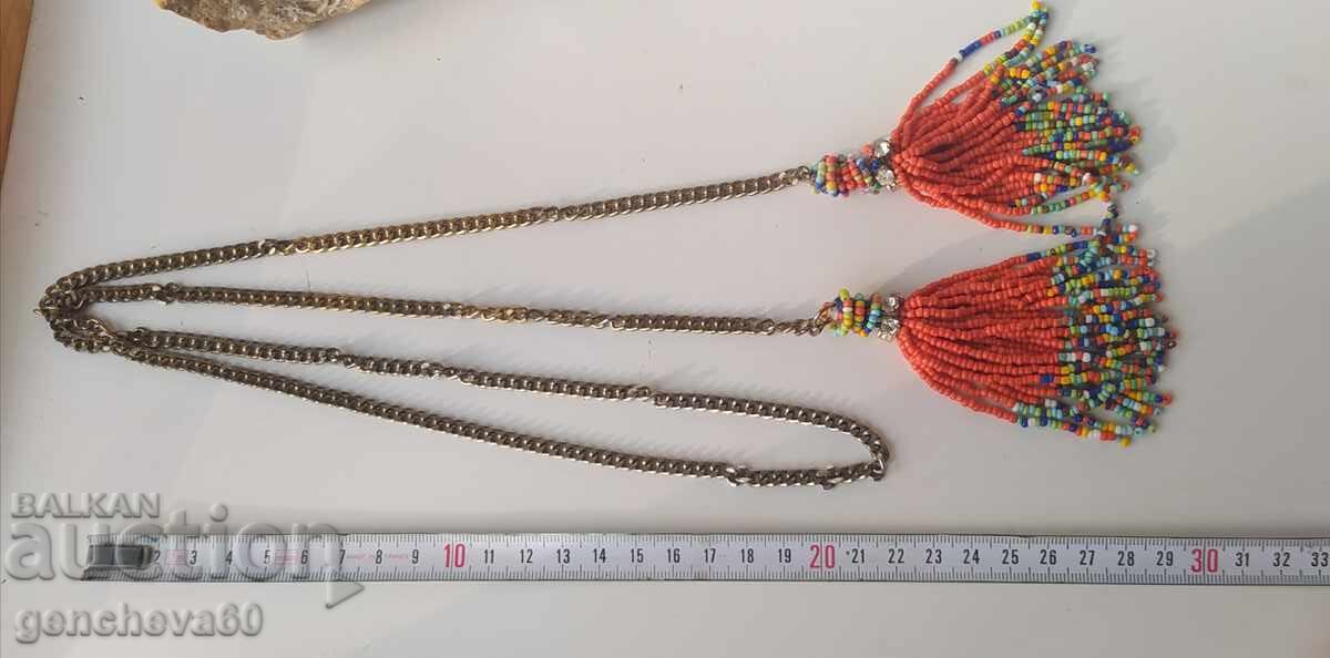 Beaded Tassel Necklace with price 35.00 BGN | € 17.90