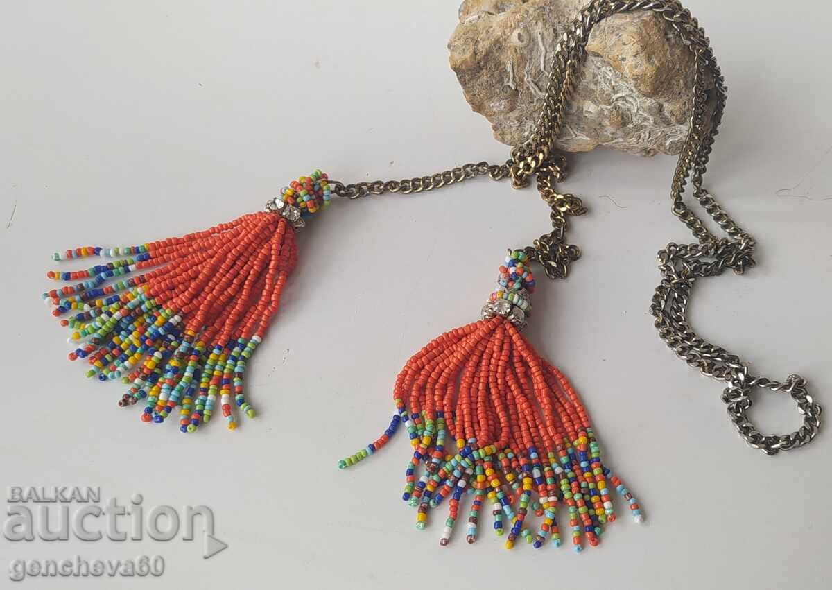 Delivery of Beaded Tassel Necklace