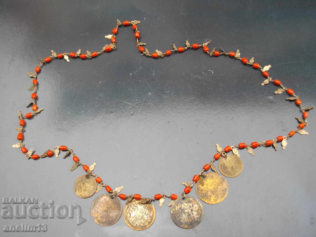 Old necklace with pendants for folk costume with price € 95.00 | 185.80 BGN Old necklace with pendants for folk costume with price € 95.00 | 185.80 BGN