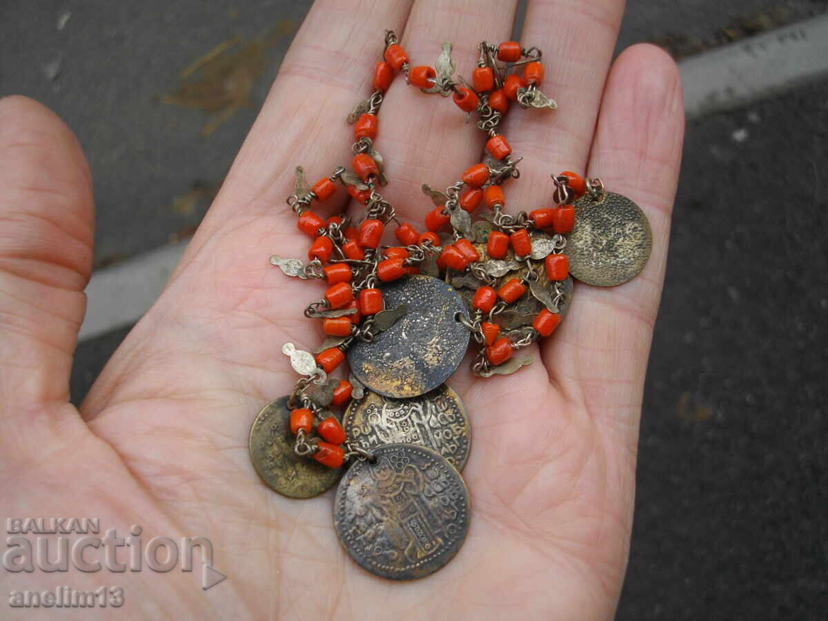 Old necklace with pendants for folk costume - 6 Old necklace with pendants for folk costume - 6
