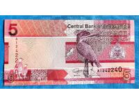 Гамбия 2019 5 даласи UNC Нова