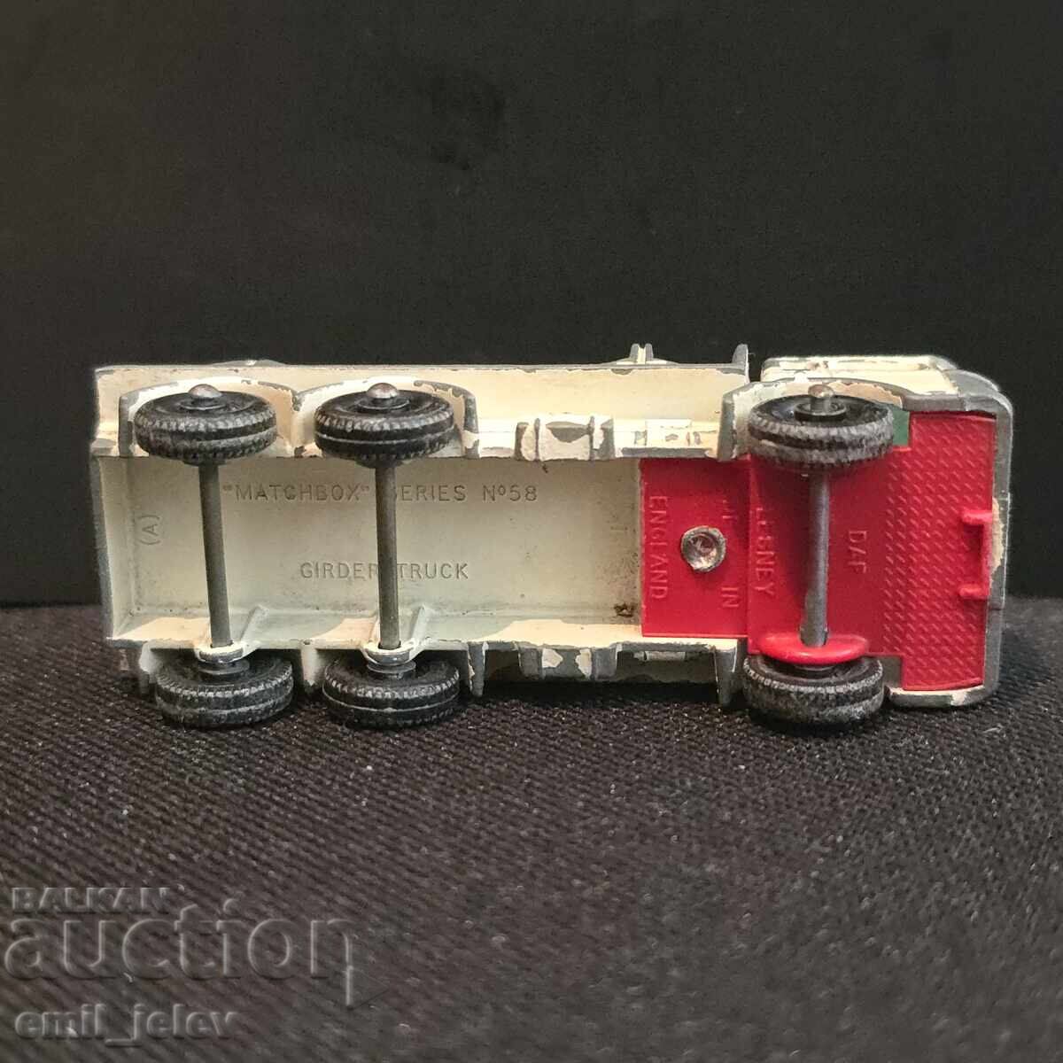 Matchbox Lesney No 58C DAF Girder Truck 1968 g - 5