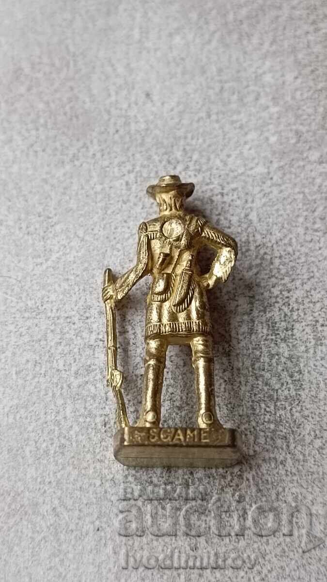 Μεταλλικό ειδώλιο σοκολατένιο αυγό Buffalo Bill με τιμή 7.85 BGN | € 4.01