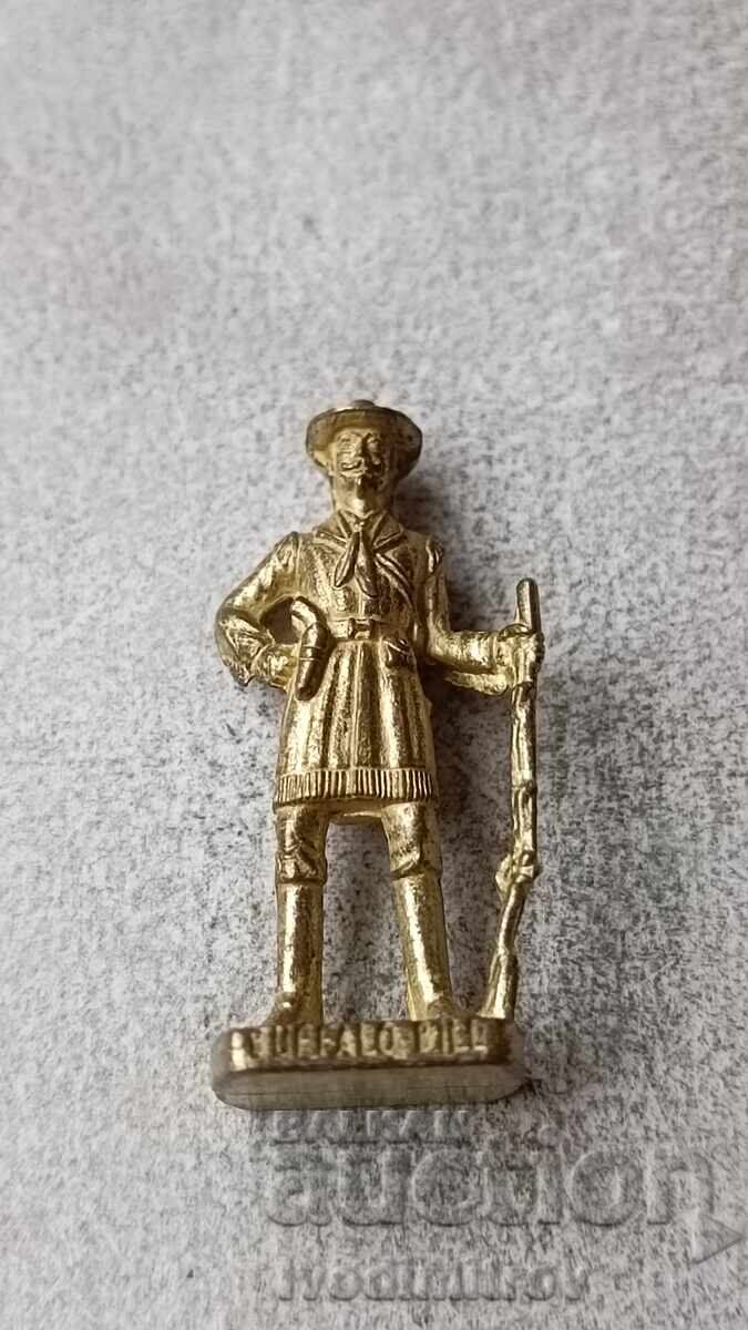 Μεταλλικό ειδώλιο σοκολατένιο αυγό Buffalo Bill