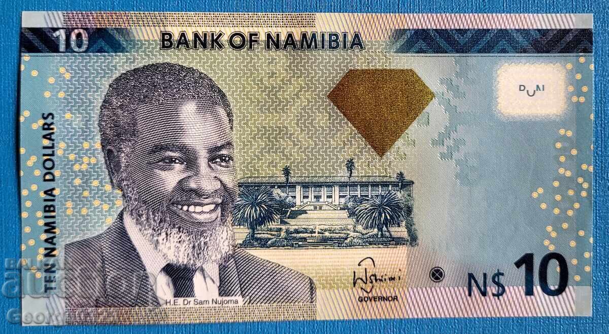 Namibia 2013 10 Dollars UNC New Namibia 2013 10 Dollars UNC New