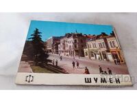 Notebook with postcards of the city of Shumen