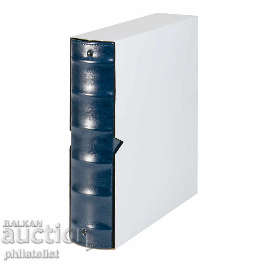 Auction LINDNER - XL album for 224 banknotes, FDC envelopes - blue color Auction LINDNER - XL album for 224 banknotes, FDC envelopes - blue color