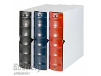 LINDNER - album XL pentru 224 bancnote, plicuri FDC - culoare albastră