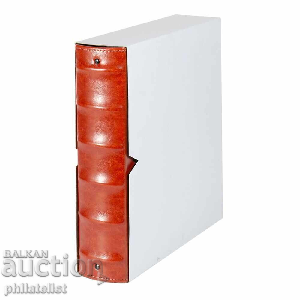 Auction  LINDNER - XL album for 224 FDC envelopes, photos - beige
