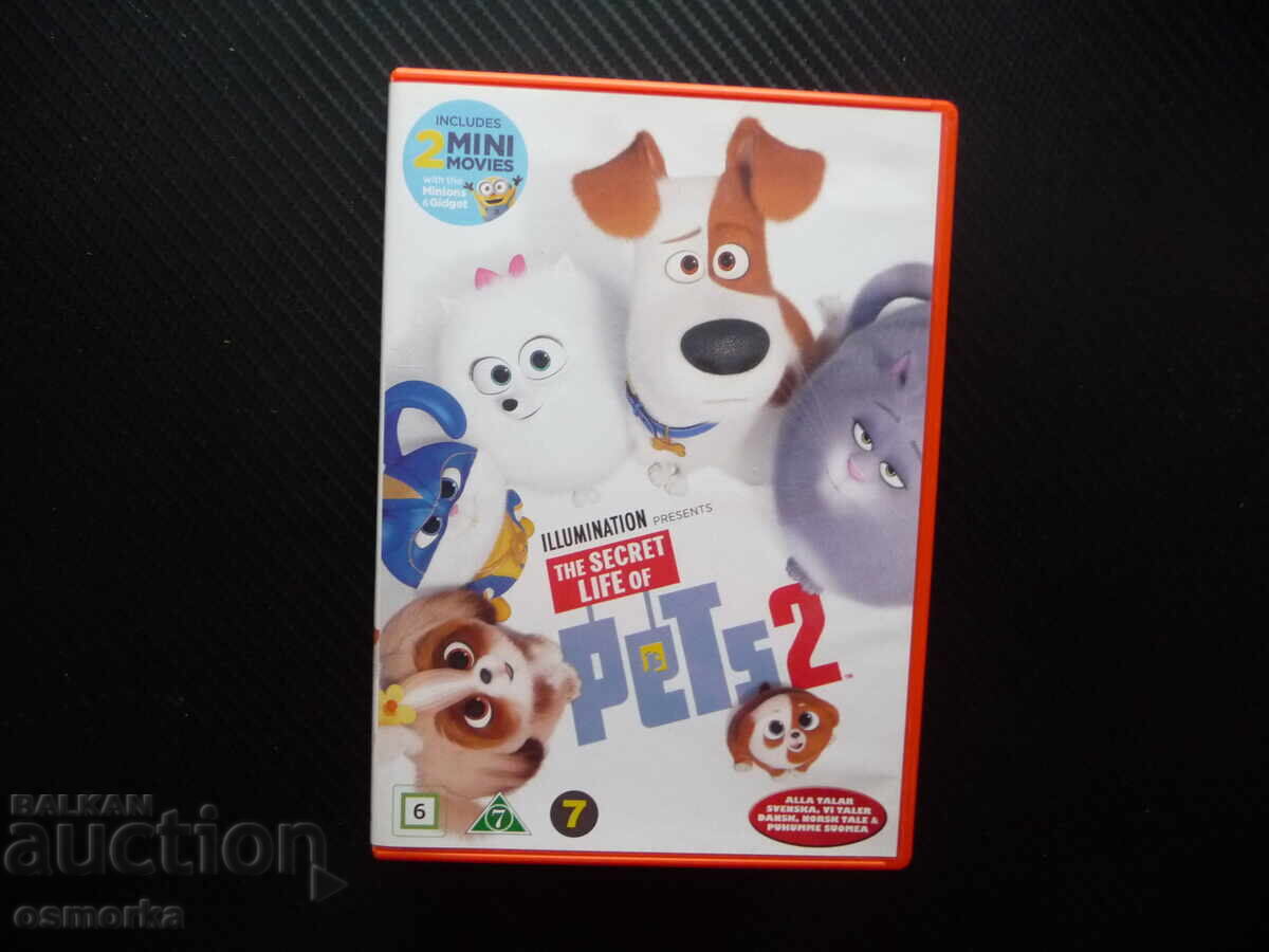 Pets 2 Secretele vieții animalelor de companie DVD film animație animale de companie Max Snowball