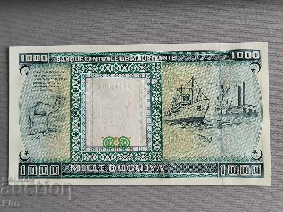 Banknote - Mauritania - 1000 Ouguiya UNC | 1989 with price 5.75 BGN | € 2.94