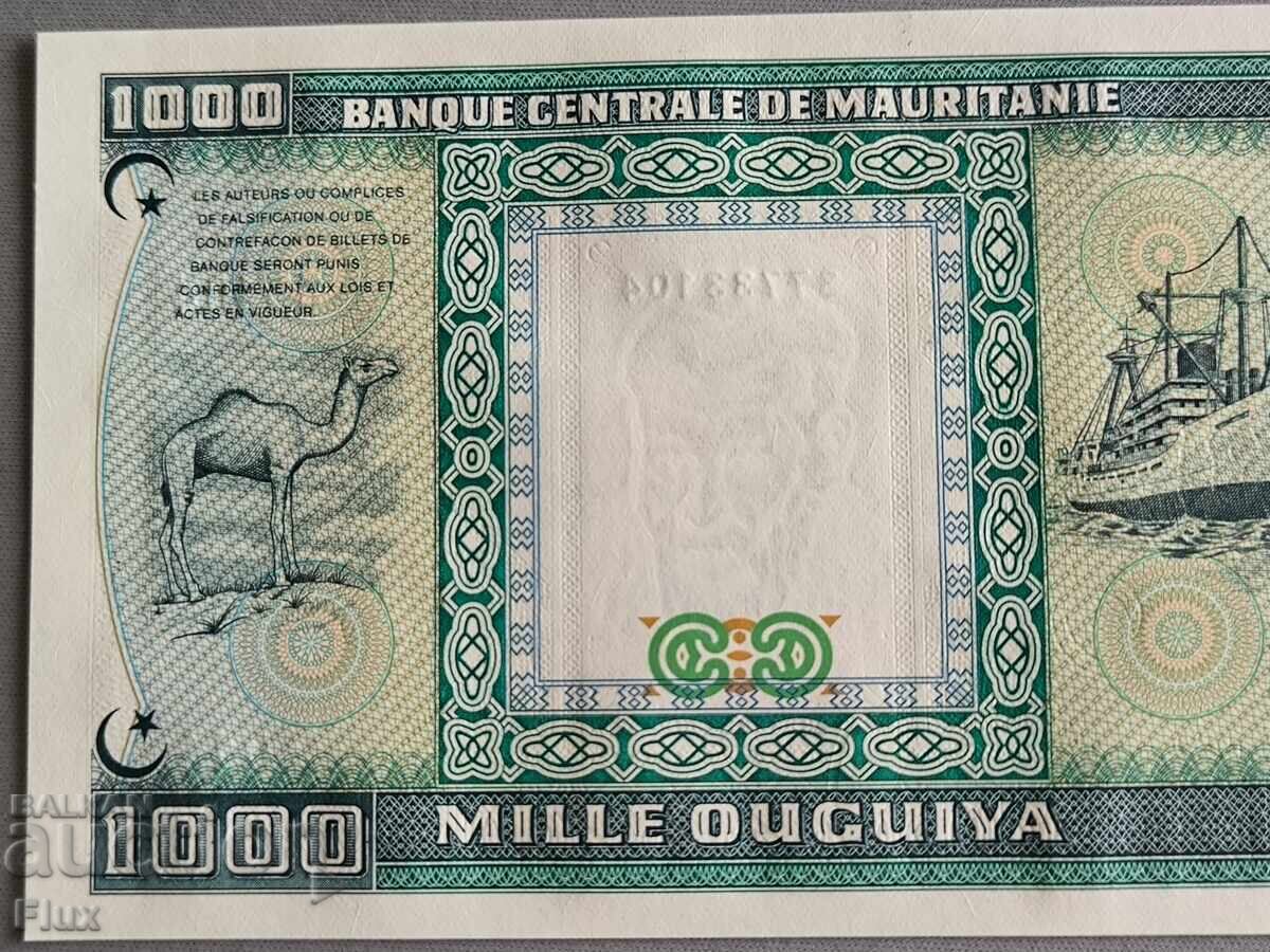 Auction  Banknote - Mauritania - 1000 Ouguiya UNC | 1989
