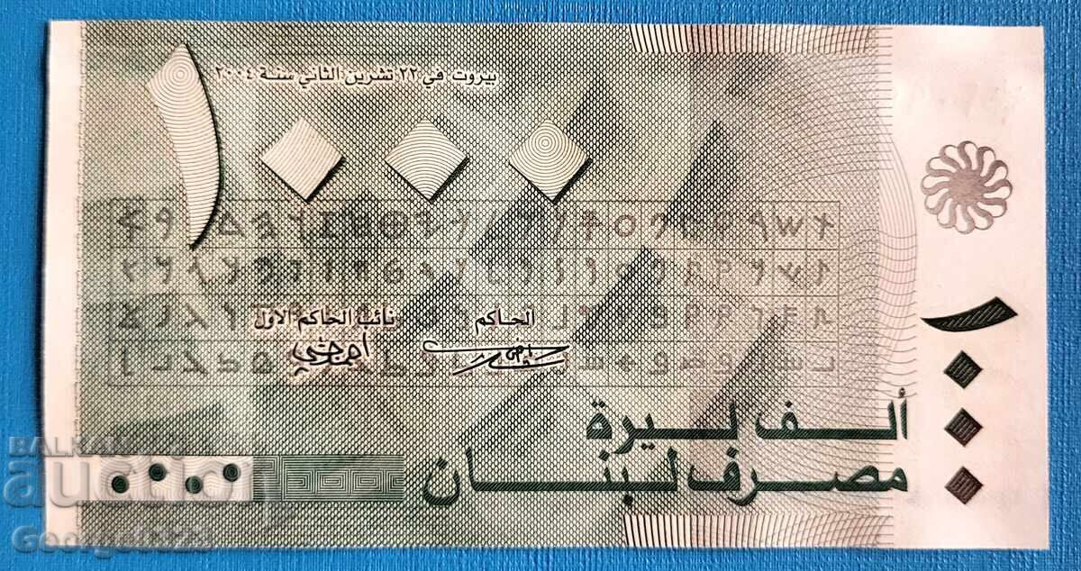 Λίβανος 2004 1000 λίβρες UNC Νέα με τιμή 5.99 BGN | € 3.06 Λίβανος 2004 1000 λίβρες UNC Νέα με τιμή 5.99 BGN | € 3.06