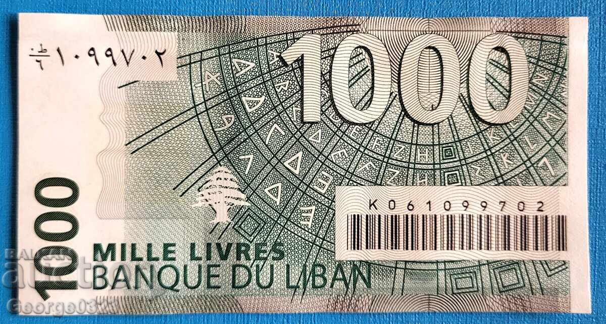 Λίβανος 2004 1000 λίβρες UNC Νέα Λίβανος 2004 1000 λίβρες UNC Νέα