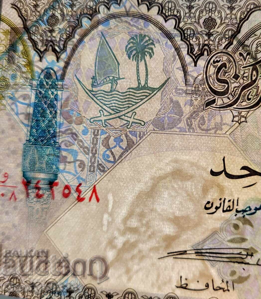 Auction Qatar 2015 1 Rial UNC New Auction Qatar 2015 1 Rial UNC New