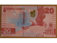 20 Kwacha 2024, ZAMBIA - UNC