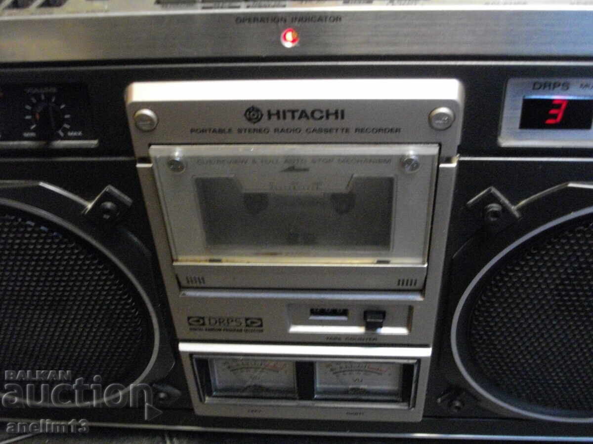 Δημοπρασία Συλλεκτικό Ραδιοκασετόφωνο HITACHI TRK-8180E JAPAN