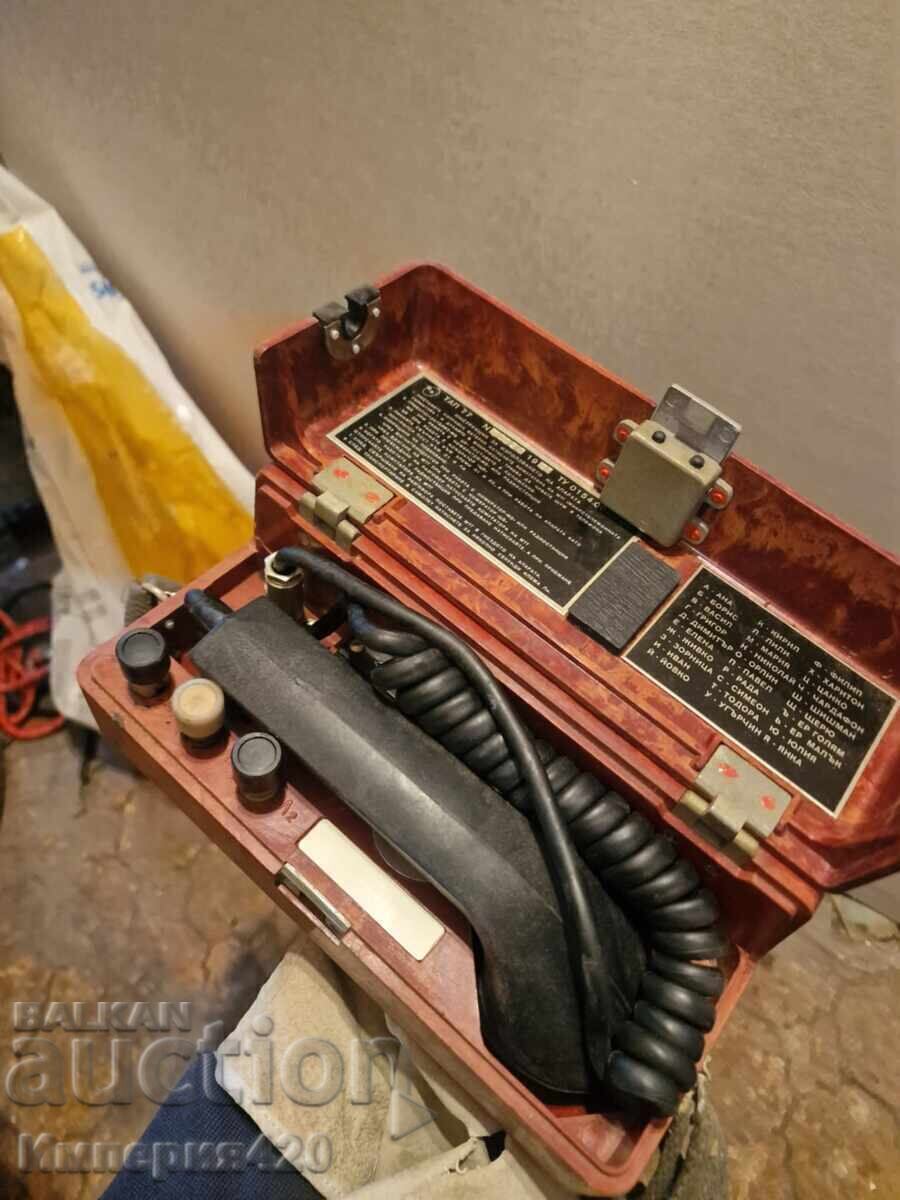 Megohmmeter, telephone TAP 77 and detonator with price 0.01 BGN | € 0.01 Megohmmeter, telephone TAP 77 and detonator with price 0.01 BGN | € 0.01