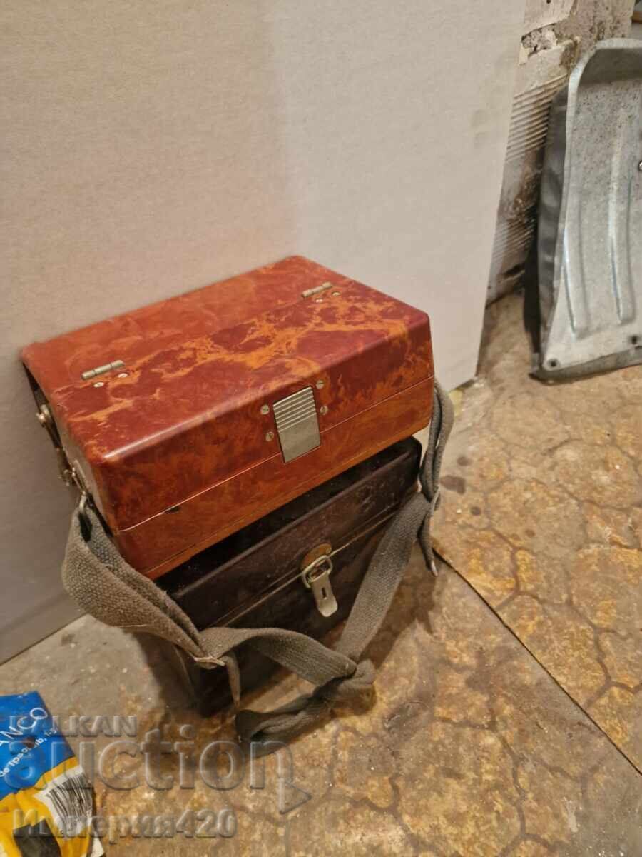 Megohmmeter, telephone TAP 77 and detonator Megohmmeter, telephone TAP 77 and detonator