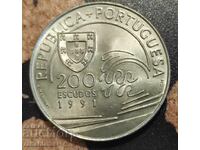 Portugal Coin (Jubilee) 200 Escudos, 1993