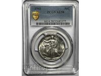 USA 50 Cent 1942 AU 58 PCGS
