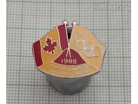 ΧΕΙΜΕΡΙΝΟΙ ΟΛΥΜΠΙΑΚΟΙ ΑΓΩΝΕΣ ΚΑΝΑΔΑ 1988 ΣΗΜΑ ΠΙΝ