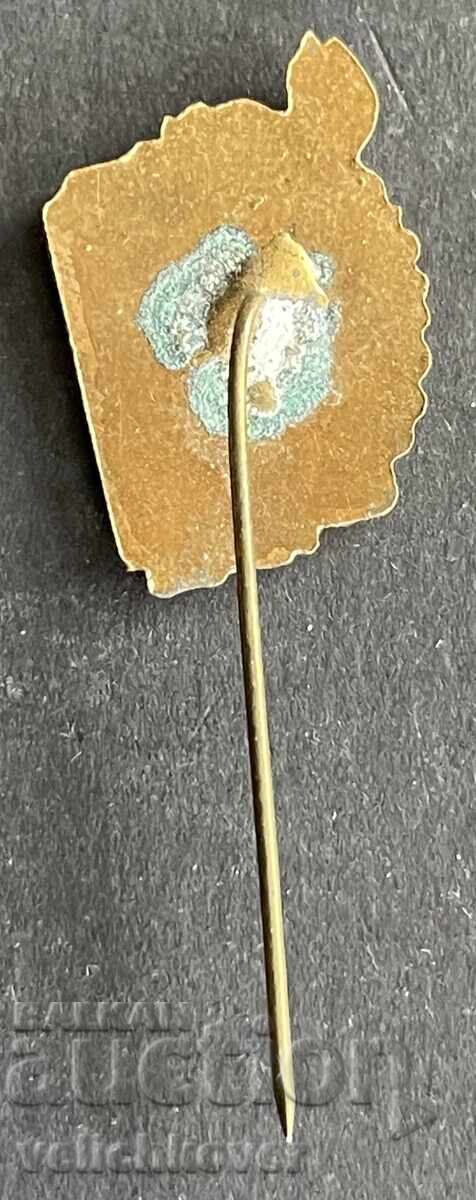 42091 България знак 100г. Народни Читалища 1956г. емайл с цена 5.00 лв. | € 2.56 42091 България знак 100г. Народни Читалища 1956г. емайл с цена 5.00 лв. | € 2.56