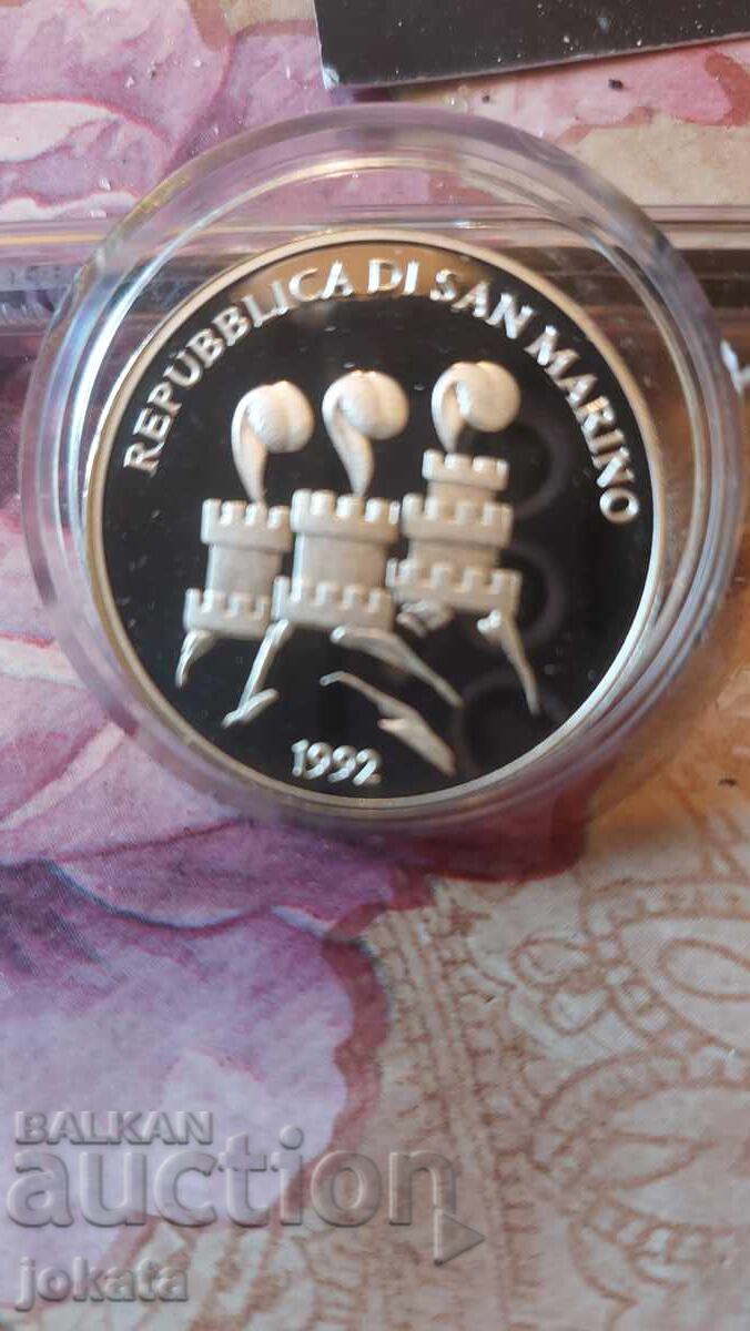 1000 λίρες Σαν Μαρίνο ασήμι με τιμή 60.00 BGN | € 30.68 1000 λίρες Σαν Μαρίνο ασήμι με τιμή 60.00 BGN | € 30.68