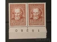 Greenland 1964 Personalities MNH
