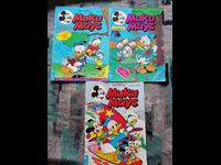 Set of 3 Mickey Mouse comics / 1995