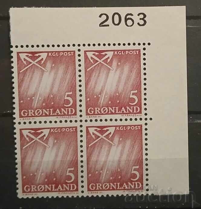 Greenland 1963 Northern Lights MNH