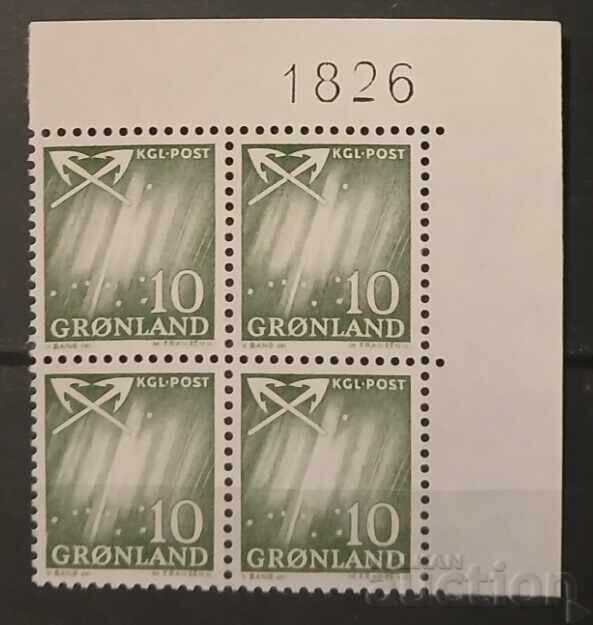 Greenland 1963 Northern Lights MNH