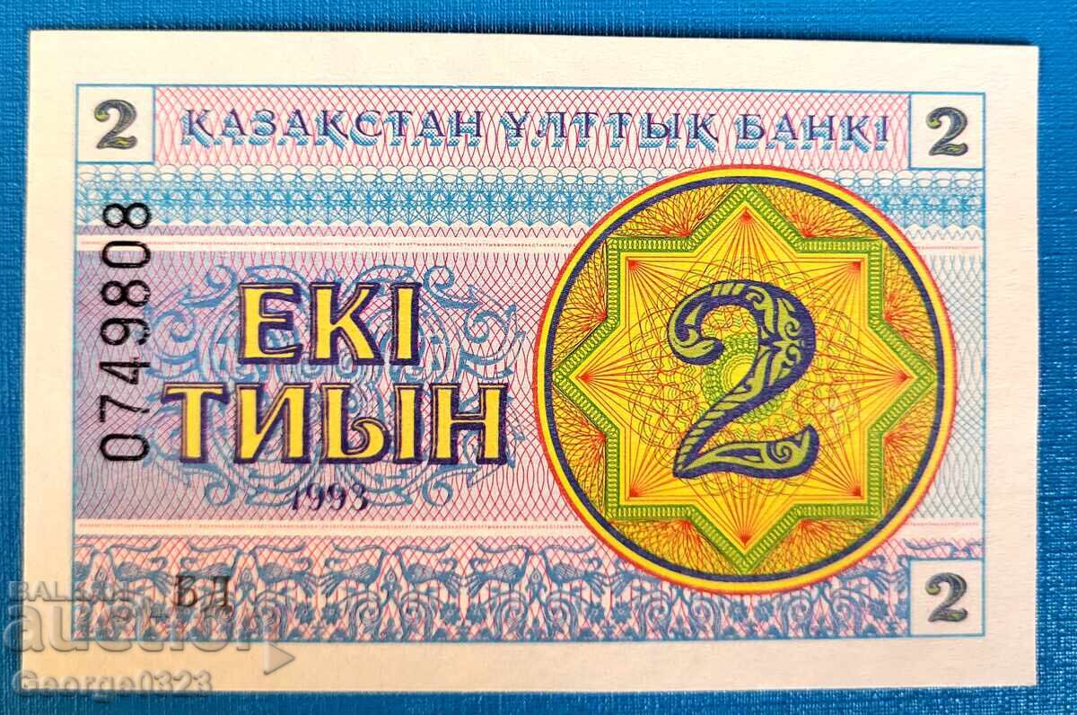 Καζακστάν 1993 2 Τιίν UNC Νέα