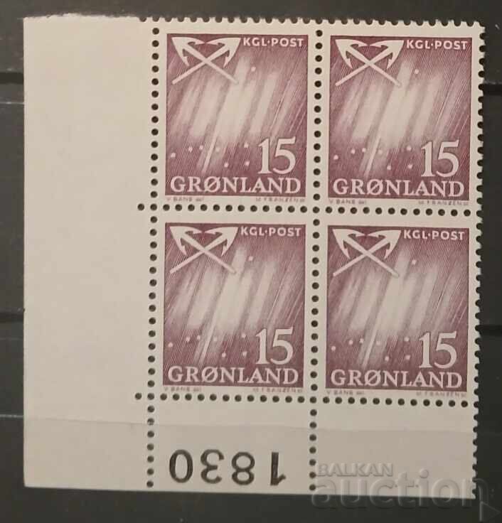 Greenland 1963 Northern Lights MNH