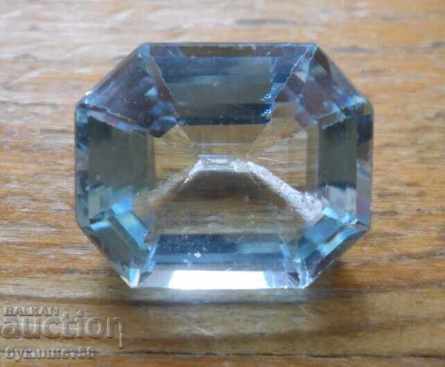 Faceted Semi-Precious Gemstone - Aquamarine - 14.5 ct